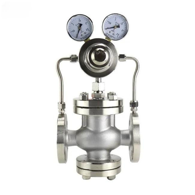 Pilota Piston Type Valve, valvola a sfera di riduzione della pressione del gas di acciaio inossidabile WCB