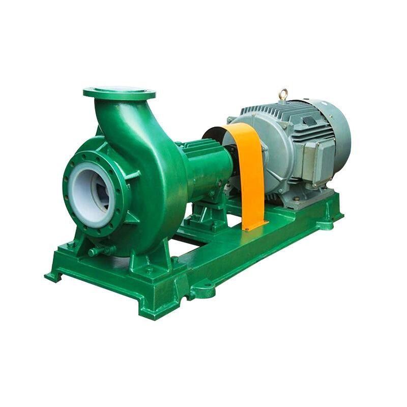 Pompa di trasferimento chimico industriale per temperatura massima di 120°C e portata di 0,3-400 m3/h