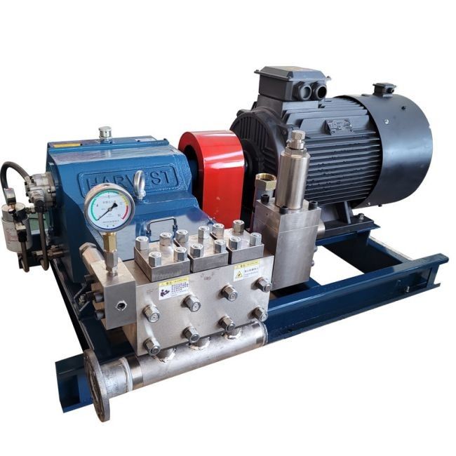 1000-3000 RPM Frequenza 60 Hz Pompa a pistoni / Pompa ad alta pressione con singolo cilindro