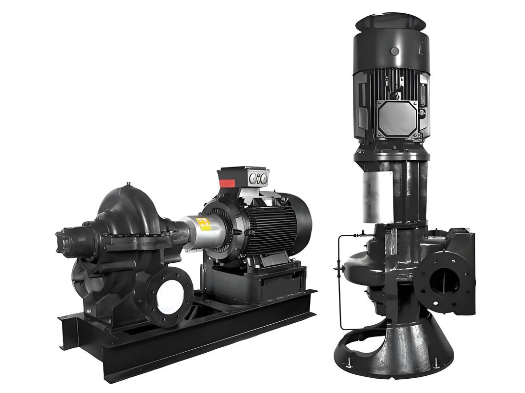 HT Equivalente a una pompa Grundfos LS a cassa orizzontale; pompa mono- o doppia fase in acciaio inossidabile